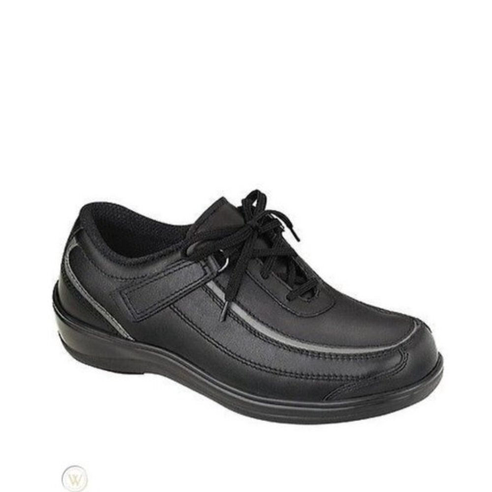 ORTHOFEET Women's Leather Tieless Walking Shoes